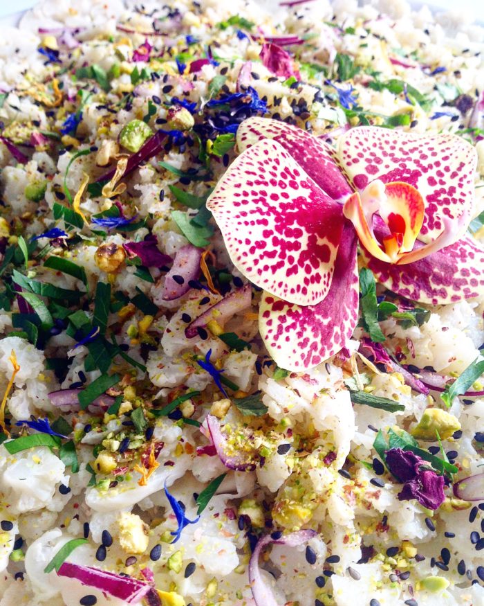 zoom choux fleuri
