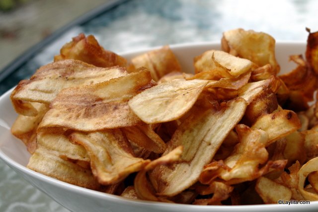 chips banane rad yoga food healthy ital