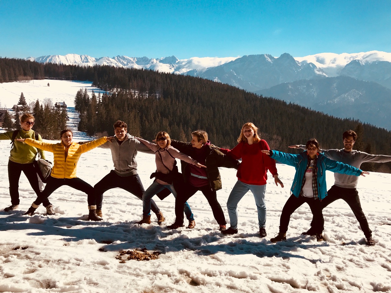 tatra student asana group radyoga yoga retreat